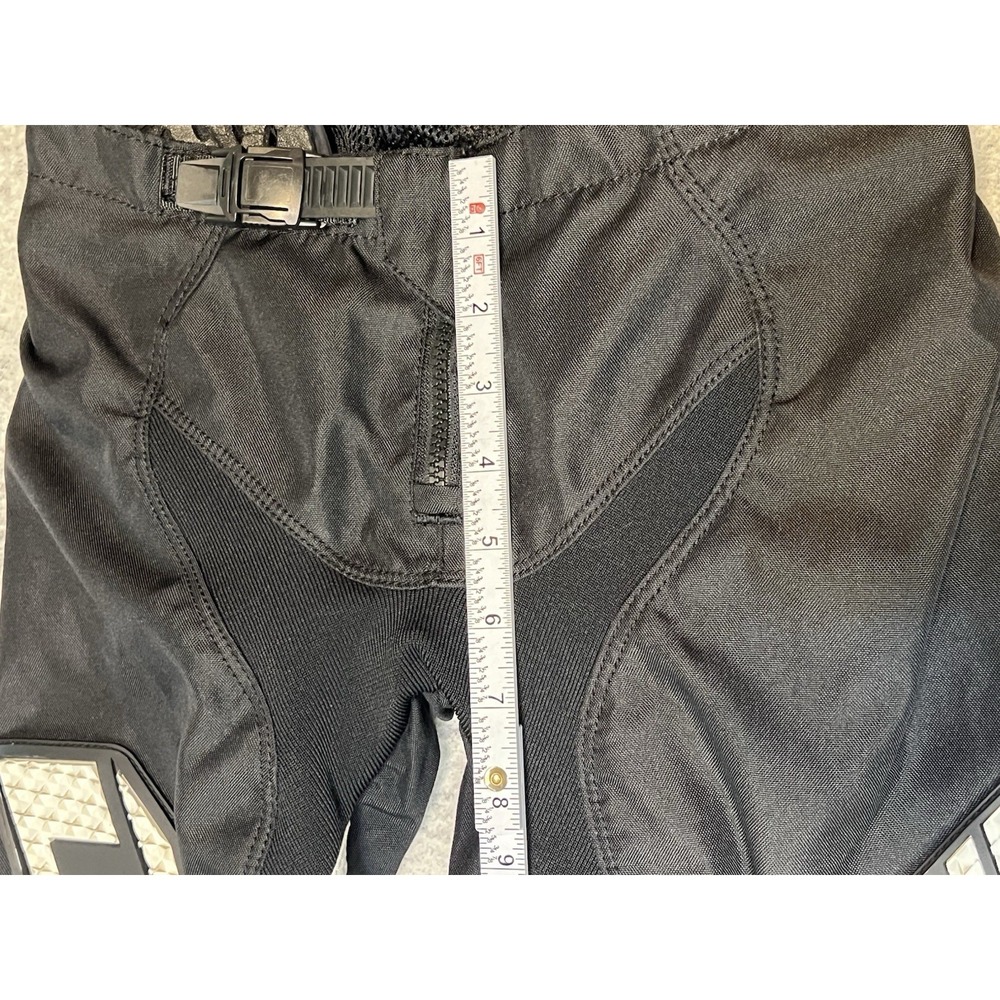 JNC Carbon BMX Pants Boys 12-14 Black White Motorcross Dirtbike Activewear - Picture 5 of 13